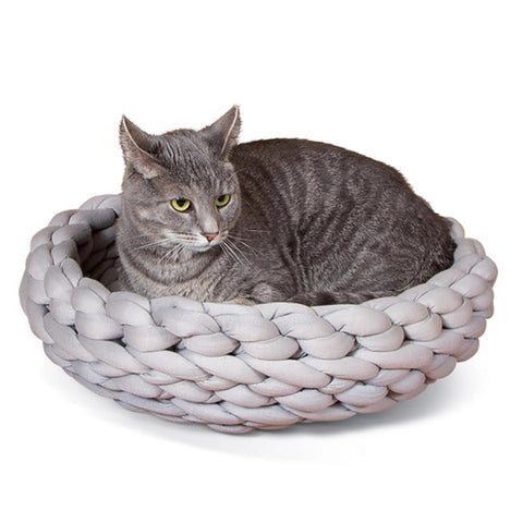 Five Way Cozy Knitted Cat Bed - NEW!!!