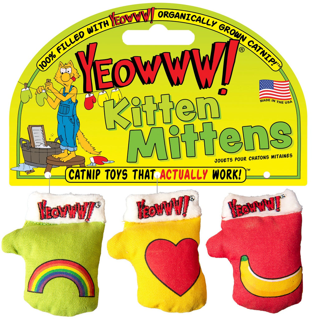 Yeowww! Kitten Mittens 3 pk - NEW!!!