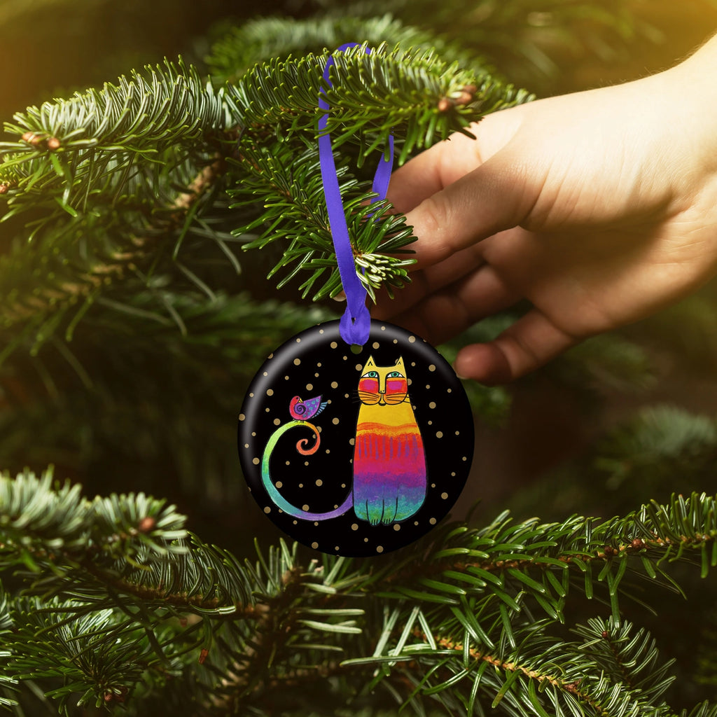 Laurel Burch™ Rainbow Cats Ornament - NEW!!!