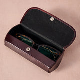 Napping Cat Leather Eyeglass Case - NEW!!!