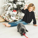 Meowy Cat-mas Stocking with Felted Toy Trio - SALE-50% OFF!