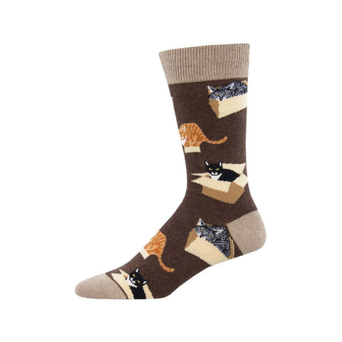 Cat in a Box Men's Socks - NEW!!!