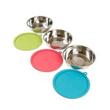 Stainless Dining Bowl Set with Silicone Lids - NEW!!!