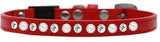 Deluxe Red Pearl & Crystal Cat Breakaway Collar - NEW!!!