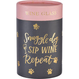 Snuggle Dog Stemless Wine Tumbler