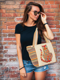 Laurel Burch™ Tabby Cat Large Shoulder Tote - NEW!!!