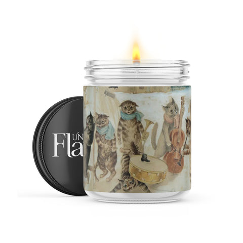 Musical Cats 120-Hour Soy Candle - Personalize your Scent - NEW!!!