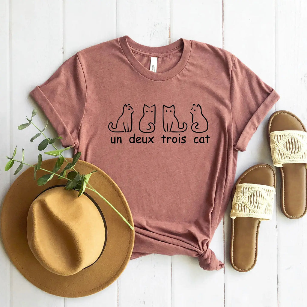 Un Deux Trois CAT Tee - NEW!!!