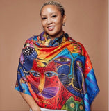 Laurel Burch™ Fantasticats Fine Art Silk Blend Shawl - NEW!!!