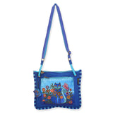 Laurel Burch™ Cerulean Cats Medium Crossbody