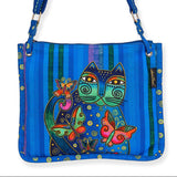 Laurel Burch™ Gatito Azul Medium Crossbody
