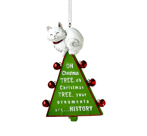 Oh Christmas Tree! Ganz Cat Ornament - NEW!!!