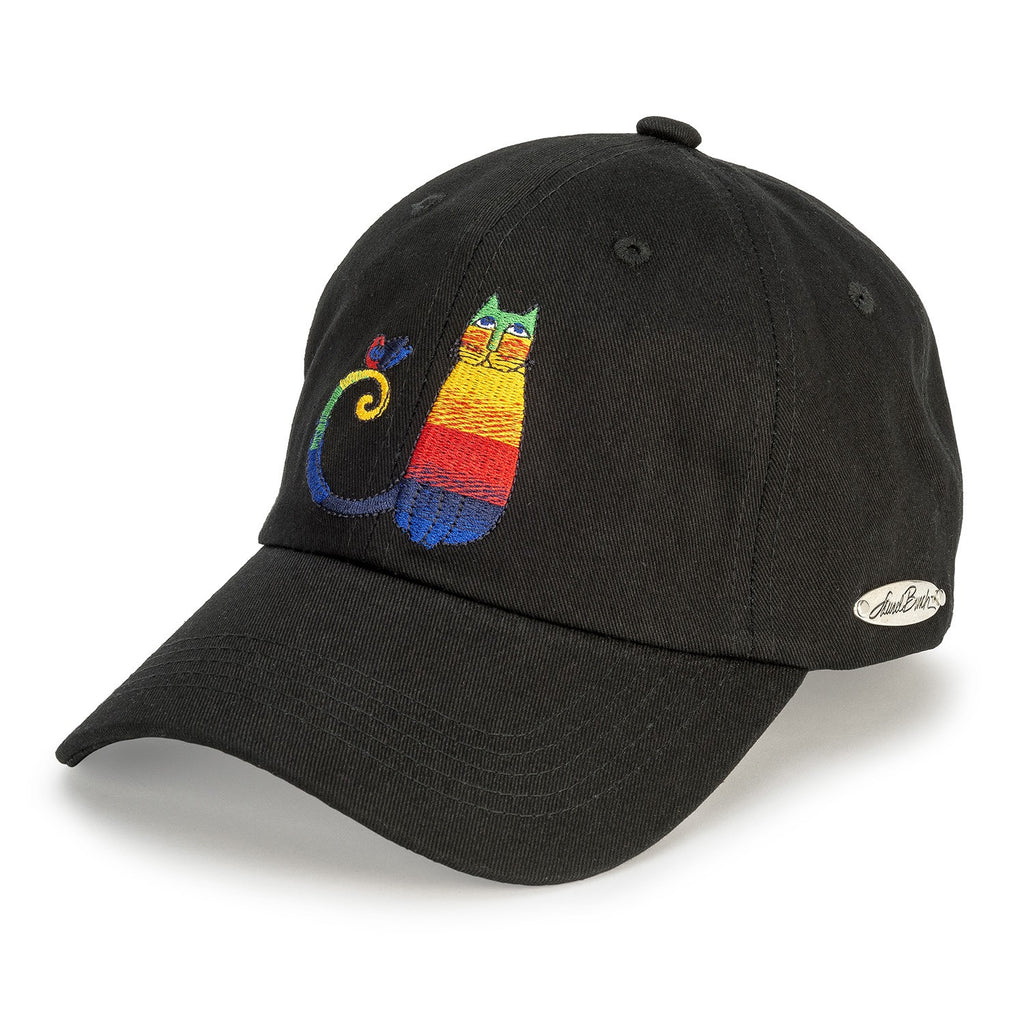 Laurel Burch™ Rainbow Cats Embroidered Cap - LOW STOCK!