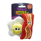 Mad Cat Brunch Buddies - Bacon & Egg Catnip Toys - NEW!!!