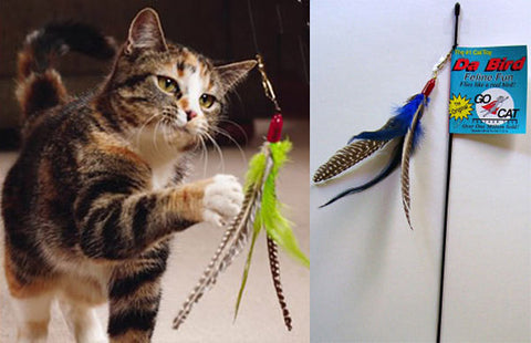 Da Bird™ Cat Wand Toy -All Time Favorite -Several Attachments Available!