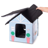 Outdoor Heated Kitty House Cat Shelter Cottage - SALE 25% OFF - LOW STOCK!