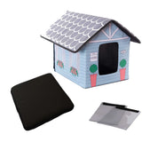 Outdoor Heated Kitty House Cat Shelter Cottage - SALE 25% OFF - LOW STOCK!