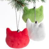 Velvet Cat Ornaments