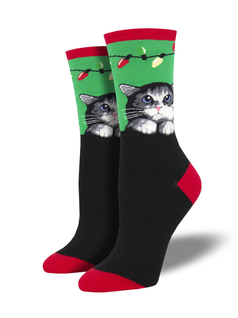 Purrty Lights Cat Socks - NEW!!!